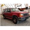 Image 8 : A12G --  1993 FORD EXPLORER 4X4, Red, 244343 KM  "NO RESERVE"