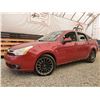 Image 1 : A9 --  2009 FORD FOCUS SES , Red, 205649  "NO RESERVE"