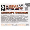 Image 2 : THE GREAT ESCAPE HAS DONATED A $50 GIFT CERTIFICAT