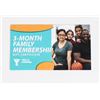 Image 1 : THE YMCA DONATED A 3 MONTH FAMILY MEMBERSHIIP