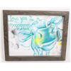 Image 1 : WEE EASEL DESIGNS DONATED A FRAMED DESIGN CRITTER