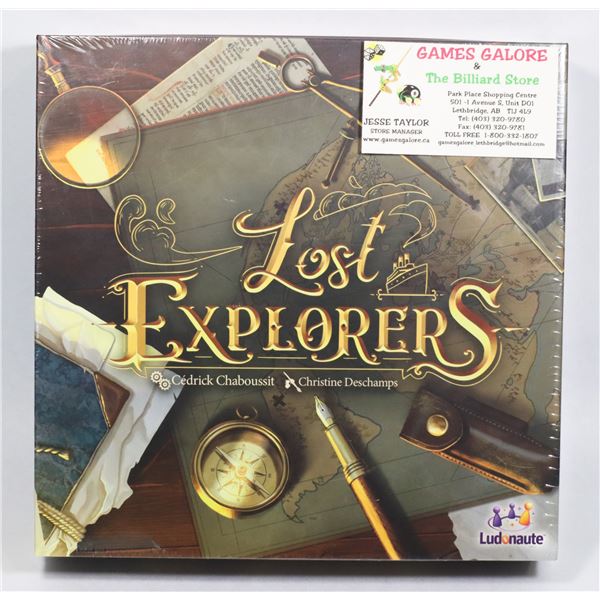 GAMES GALORE DONATED THE GAME "LOST EXPLORERS"