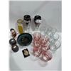 Image 1 : Glass cups & Candle Holder
