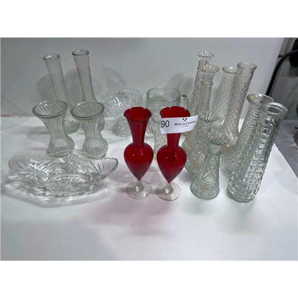 Assorted Flower Vases