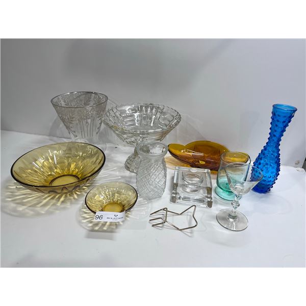 Colorful glassware colletion