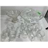 Image 1 : Crystal Punch Bowl With Cups