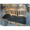 Image 1 : SET OF 6 SOLID WOOD CHAIRS
