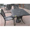 Image 1 : PATIO TABLE W/4 CHAIRS