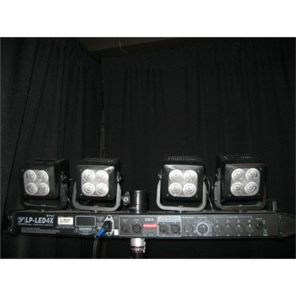 Lp Led YORKVILLE STAGE LIGHTING LIGHT BAR, LP-LED 4X BLUETOOTH