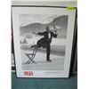 Image 1 : FRAMED LIFE PHOTO OF "ICE SKATING WAITER", ALFRED EISENSTAEDT, ST. MORITZ