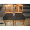 Image 1 : 2 SOLID WOOD CHAIRS