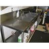 Image 1 : QUEST 3 BIN SINK W/LOWER SHELF & LONG TABLE W/DRAWER, APPROX. 12'6" LONG