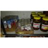 Image 1 : SHELF OF CANNED SLICED JALEPANO,BEANS, CRANBERRY SAUCE, ETC.