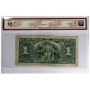 Image 2 : RADAR BC-21c-N1-iii 1937 $1 C/L0645460 BCS F12 Gordon-Towers Wide Panel (Hole) 4-Digit Radar