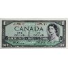 Image 3 : BC-29b 1954 $1 Devil's Face Legacy GEM UNC66 PPQ! Beattie-Rasminsky SN: L/A4475612. 