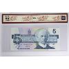 Image 2 : RADAR BC-56c-N1-iii 1986 $5 GPC8108018 BCS GEM UNC65 Original. Bonin-Thiessen. 3 Digit Radar