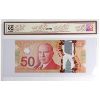 Image 2 : BC-72aA-i 2012 $50 FMV "Single Note Replacement" BCS GUNC65 Original Macklem-Carney SN: FMV6334893