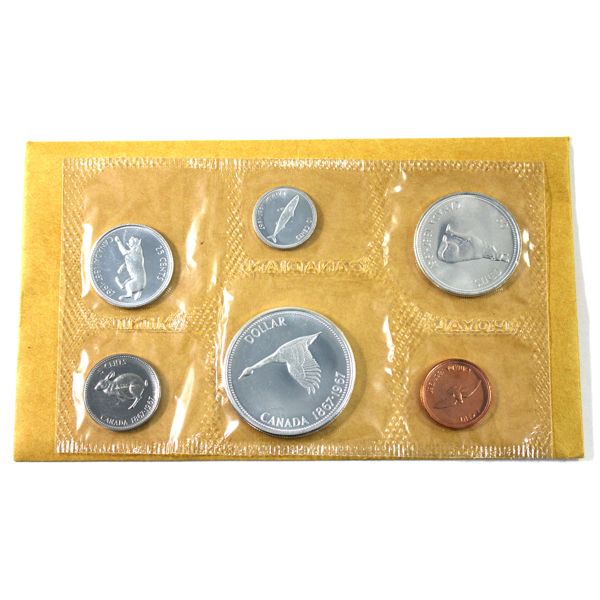 ERROR 1967 Proof-Like Set with Rotated 5-cent Piece (270°) *Very Rare Find*