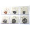 Image 2 : 1970 6-piece Specimen Set with Original Case, ICCS Certified SP65 to SP66 Most with Cameo