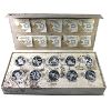 Image 1 : 2014-2015 $15 Exploring Canada 10-Coin Fine Silver Set in Deluxe Display (Tax Exempt)