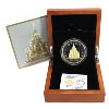 Image 1 : 2017 $1 Renewed Silver Dollar-Library of Parliament Fine Silver w/ Gold Plating (Tax Exempt)