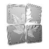Image 2 : 2017 $3 Maple Leaf Quartet 4-Piece Fine Silver Set (Tax Exempt)