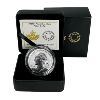 Image 1 : 2021 $1 Peace Dollar Fine Silver Ultra High Relief, Reverse Proof Coin. 4398/5000 (Tax Exempt) 