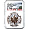 Image 1 : 2022 1oz $20 Super Incuse Rose Gilt Maple Leaf NGC Reverse PF70 First Releases (Tax Exempt)