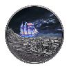Image 3 : 2022 $50 Canadian Ghost Ship Fine Silver w/ Selective Blacklight Colour (Tax Exempt)