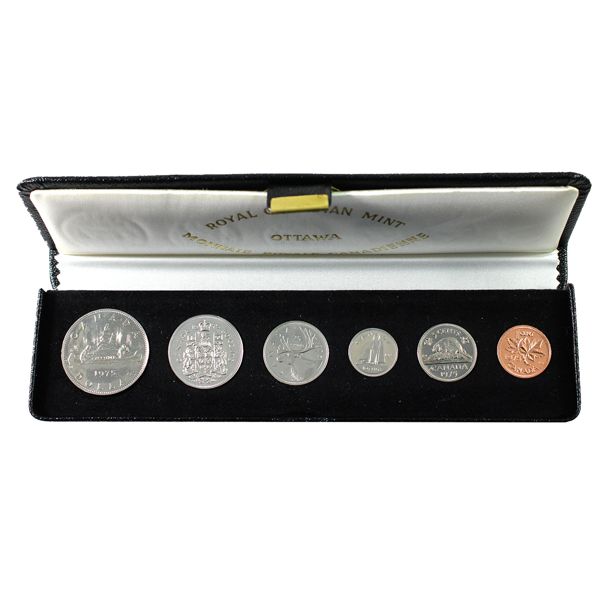 1975 Specimen 6-coin Set in Original Mint Box