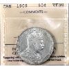 Image 1 : 50-cent 1909 ICCS VF30