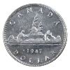 Image 3 : Silver $1 1947 Pointed 7; Quad HP ICCS MS60