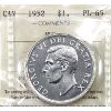 Image 1 : Silver $1 1952 NWL ICCS PL65
