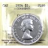 Image 1 : Silver $1 1954 ICCS PL66 Cameo