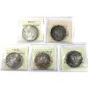 Image 2 : Silver $1 1963, 1964, 1965 LB; B5; Cameo, 1966 LB; Cameo, 1967 ICCS MS64. 5pcs