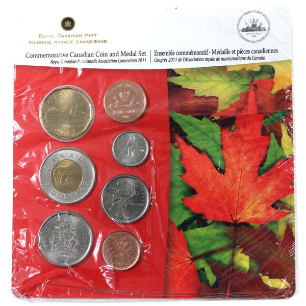 2011 RCNA Numismatic Association Convention 6-coin and Medal Set. *Scarce!* #258 of Only 500 Issued!