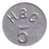 Image 2 : Hudson's Bay-Eastern Arctic ND (c. 1946) 5-cent to White Fox, Aluminum, Uniface. EF to UNC. 6pcs.