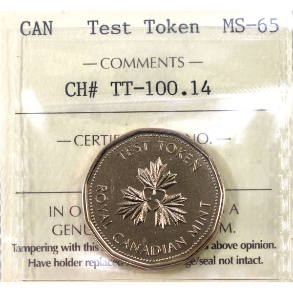 Test Token TT-100.14 ICCS MS65