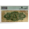 Image 2 : 245-10-08 1872 $10 Exchange Bank PMG F12 Various-M.H. Gault -No Overprint! Not listed in Charlton