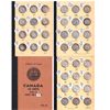 Image 1 : 50-cent 1937-1965 Lot Collection. 36x Silver 50-cent Pieces in Library of Coins Album. 36pcs.