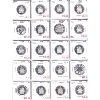 Image 2 : 50-cent 1981-2022 Lot Collection. 50x 50-cent Pieces Total. Please view images for details. 50pcs.