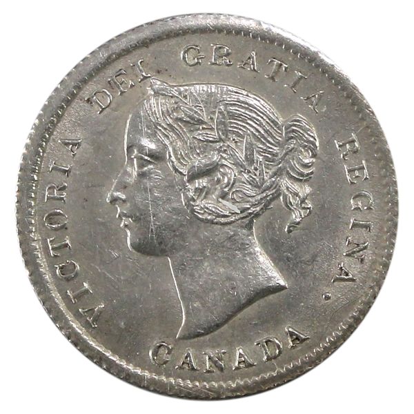 5-cent 1872H AU-UNC