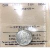 Image 1 : 10-cent 1901 ICCS MS63. Bright Lustrous Coin!