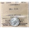 Image 1 : 10-cent 1939 Dbl 193 ICCS MS63