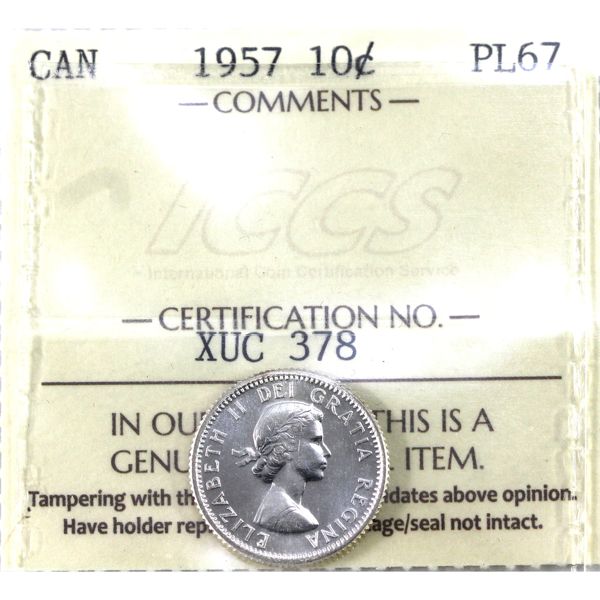 10-cent 1957 ICCS PL67