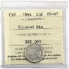 Image 1 : ERROR 10-cent 1964 with 180 Degree Die Rotation ICCS MS60