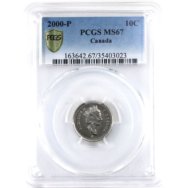 10-cent 2000-P PCGS MS67
