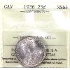 Image 1 : 25-cent 1936 ICCS MS64