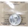 Image 1 : 25-cent 1943 ICCS MS65