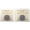 Image 1 : 25-cent 1999 September Mule; NBU, 1999 November Mule; NBU ICCS MS67. 2pcs